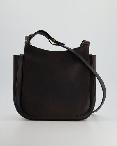 The Row Hunting 9 Leather Crossbody Bag Rrp £3460 - Black