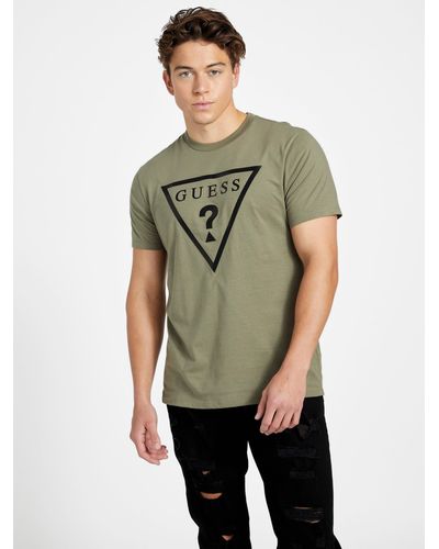 Guess Factory Erikk Logo Tee - Green