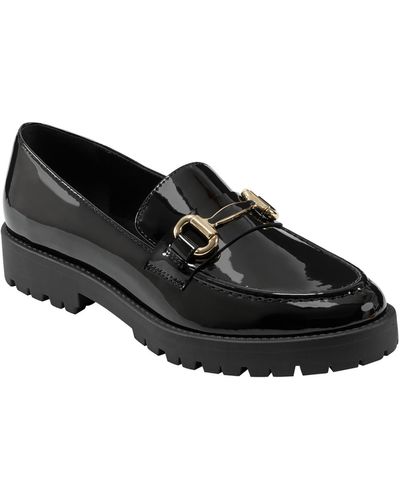 Bandolino Franny Patent Embellished Loafers - Black