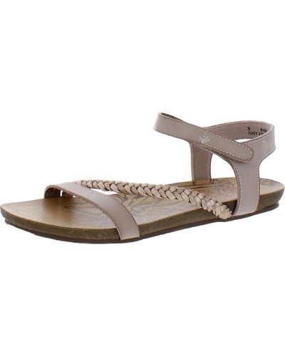 Blowfish Footbed Open Toe Ankle Strap - Gray