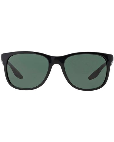 Prada Linea Rossa Ps 03osf 1ab3o1 Square Sunglasses - Green