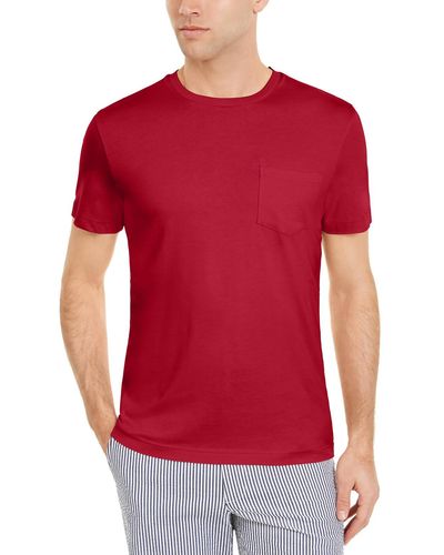 Club Room Cotton Crewneck T-shirt - Red