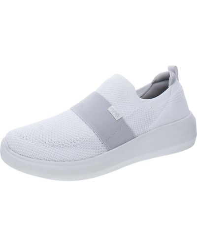 Ryka Astrid Knit Slip On Walking Athletic And Training Shoes - Gray