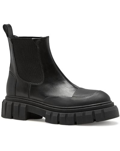 La Canadienne Kyree Leather Cold Ankle Boots - Black