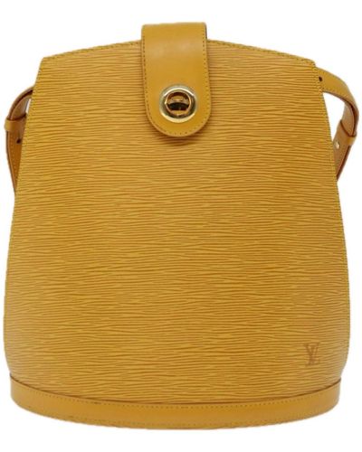 Louis Vuitton Cluny Leather Shoulder Bag (pre-owned) - Yellow