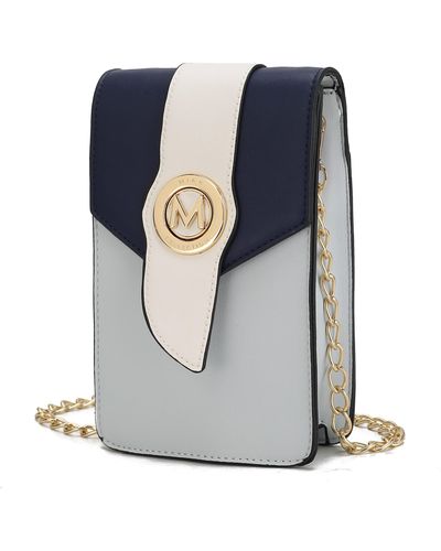 MKF Collection by Mia K Dixie Phone Crossbody Bag - Blue