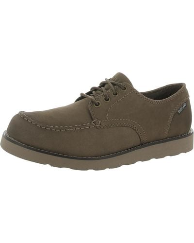 Eastland Lumber Down Leather Lace-up Oxfords - Brown