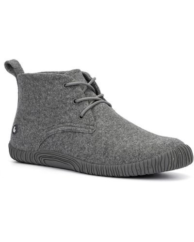 Hybrid Green Label Genesis Lace-up Wool Casual And Fashion Sneakers - Gray