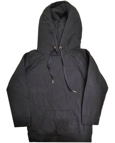 Juicy Couture Fleece Oversized Sweatshirt Size S Core Gothic - Black