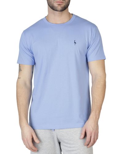 Tailorbyrd The Jersey Crew Neck Tee - Blue
