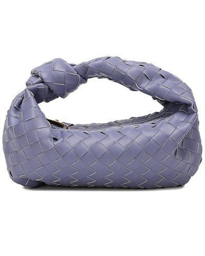 Tiffany & Fred Paris Woven Leather Pouch - Purple
