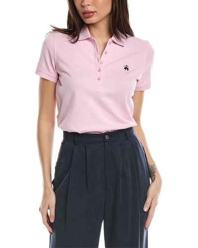 Brooks Brothers Pique Polo Shirt - Pink