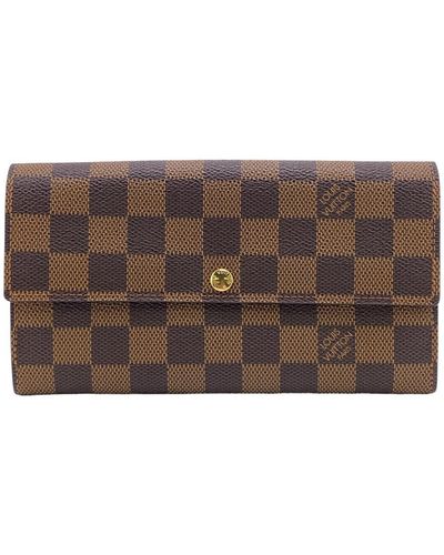 Louis Vuitton Portefeuille Sarah Canvas Wallet (pre-owned) - Brown