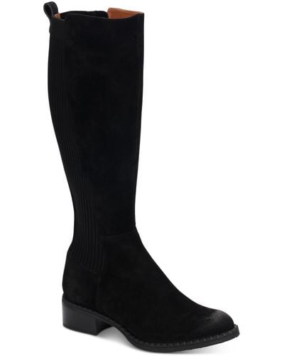 Gentle Souls Best Chelsea Tall Tall Leather Knee-high Boots - Black