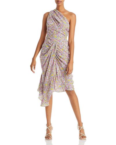 IRO Printed Midi Cocktail And Party Dress - Multicolor