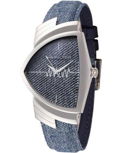 Hamilton Ventura 32.3mm Quartz Watch - Blue