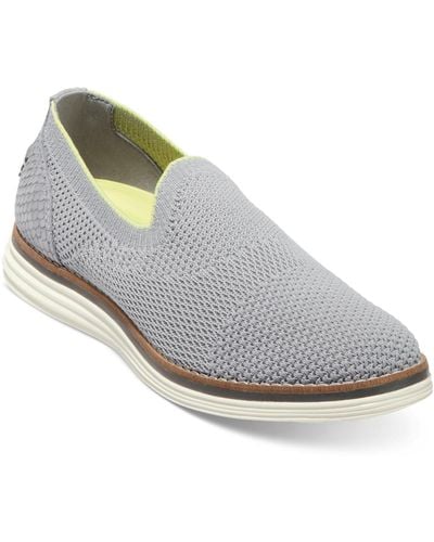 Cole Haan Og Cloud Meridian Knit Casual Loafers - Gray