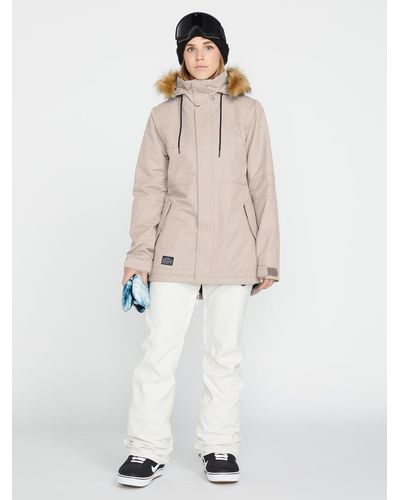 Volcom Fawn Insulated Jacket - Sand - White