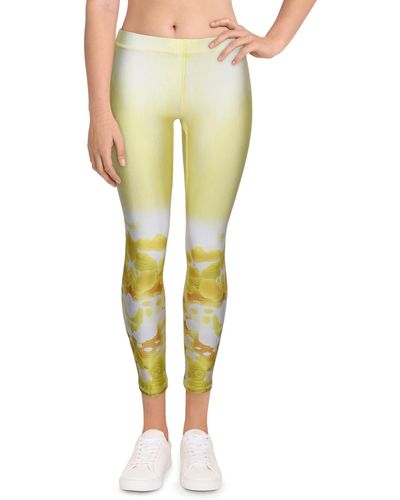 Terez Fitness Athletic Tights - Yellow