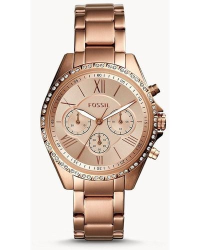 Fossil Modern Courier Chronograph, -tone Stainless Steel Watch - Natural