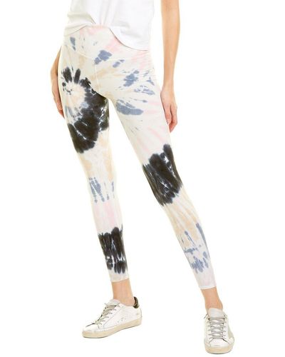 Electric and Rose Sunset Cosmic Legging - Gray