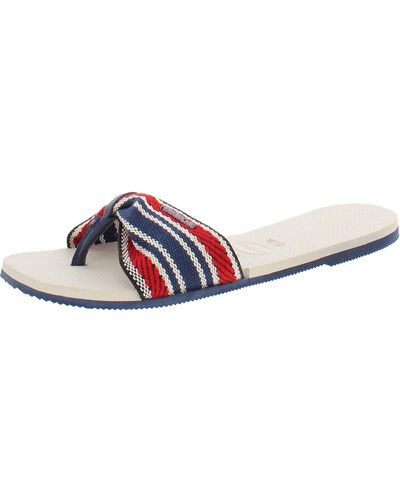 Havaianas Slip On Thong Slide Sandals - Multicolor
