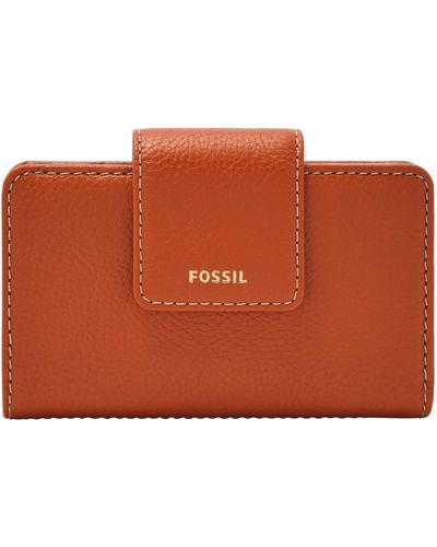 Fossil Madison Litehide Leather Multifunction - Orange