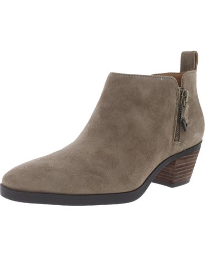 Vionic Cecily Comfort Insole Bootie Ankle Boots - Brown