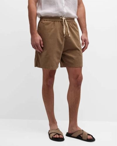 FRAME Light Weight Cord Shorts - Brown