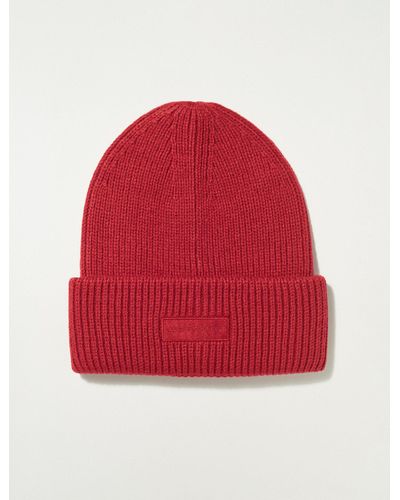 Lucky Brand Solid Knit Beanie - Brown