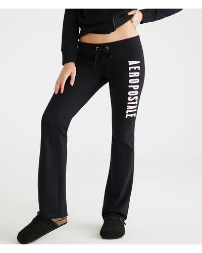 Aeropostale black sweatpants sales