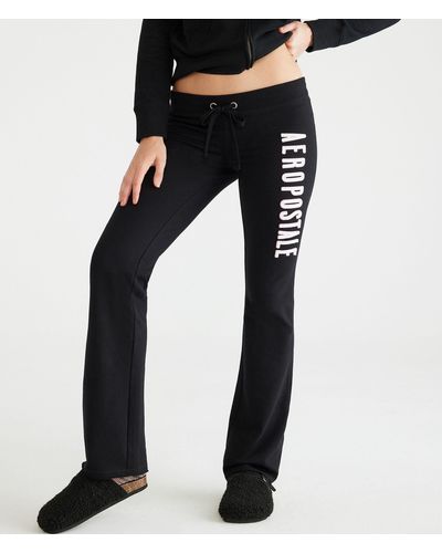 Aeropostale, Pants & Jumpsuits, Aropostale Script Logo Fit Flare  Sweatpants