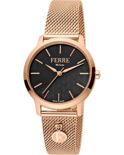 Ferré Fashion 32mm Quartz Watch - Gray
