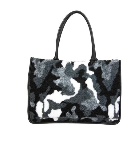 Camouflage Nylon Quilted Shoulder Bag – Sondra Roberts New York