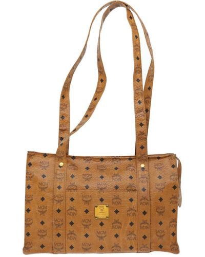 MCM Leather Shoulder Bag (pre-owned) - Brown