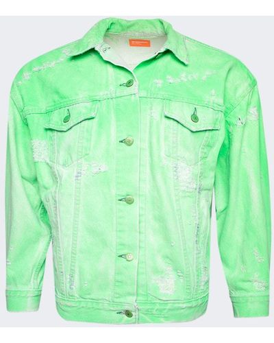 NOTSONORMAL Destroyed Daily Jacket - Green