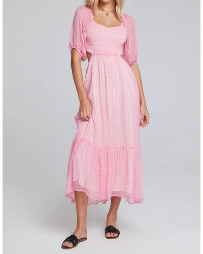 Saltwater Luxe Lyla Midi Dress - Pink