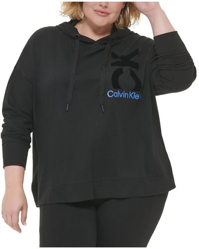 Calvin Klein Plus Gym Fitness Sweatshirt - Black