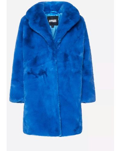 Apparis Polyester Jackets & Coat - Blue