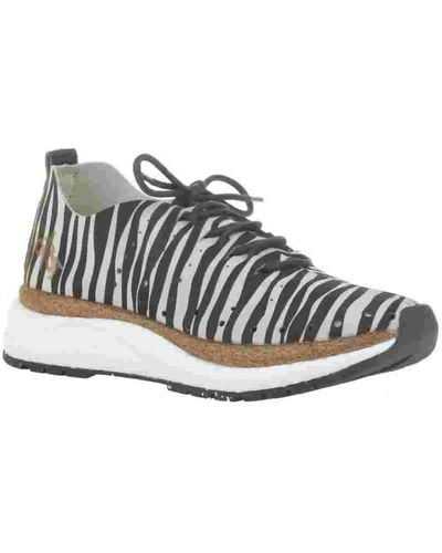 Otbt Alstead Zebra Print Sneaker - Gray