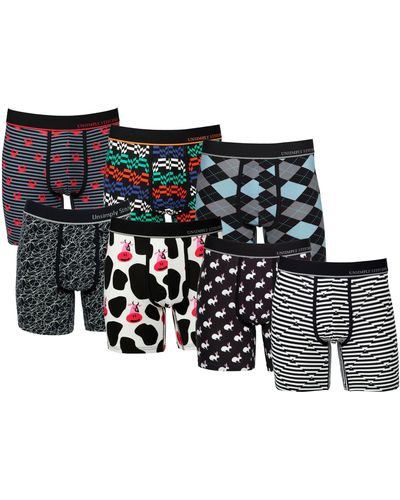 Unsimply Stitched Boxer Brief 7 Pack - Black