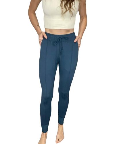 Mono B Slimming sweatpants Pants - Blue