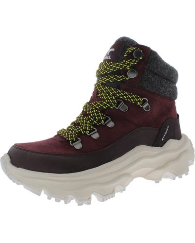 Sorel Leather Sneaker Hiking Boots - Brown
