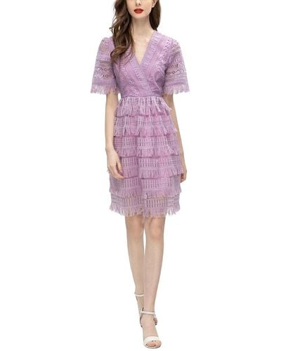 BURRYCO Mini Dress - Purple