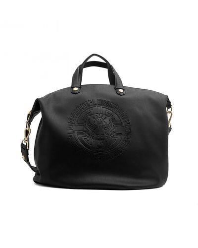 Philipp Plein Black Polyester Crossbody Bag