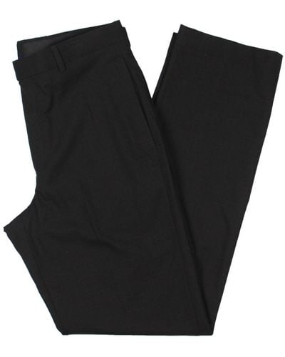 Lauren by Ralph Lauren Norton Classic Fit Formal Dress Pants - Black