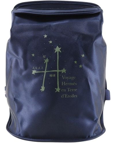 Hermès Paris Synthetic Backpack Bag (pre-owned) - Blue