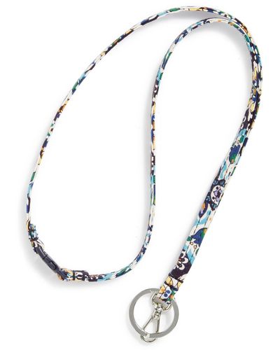 Vera Bradley Cotton Breakaway Lanyard - Metallic