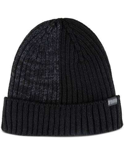 Kenneth Cole Fleece Warm Beanie Hat - Black