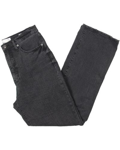Sam Edelman Yaro High-rise 90s Pinched Waist Straight Leg Jeans - Black